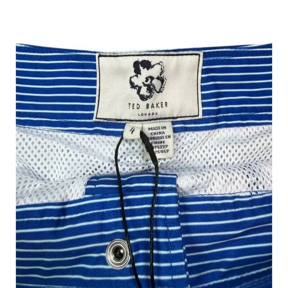 Ted Baker Placement Printed Swim Trunks Shorts Mens Size 4 Large XL- 5.5